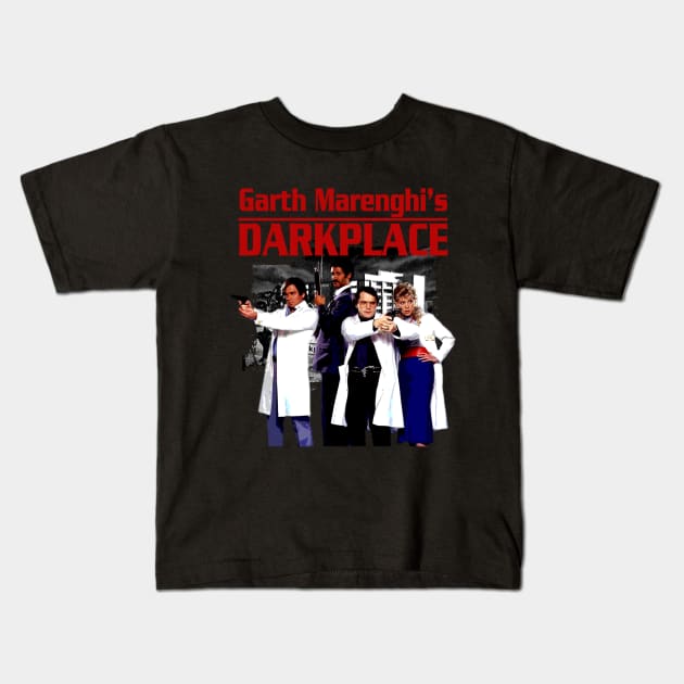 Dark Place Hospital Kids T-Shirt by Meta Cortex